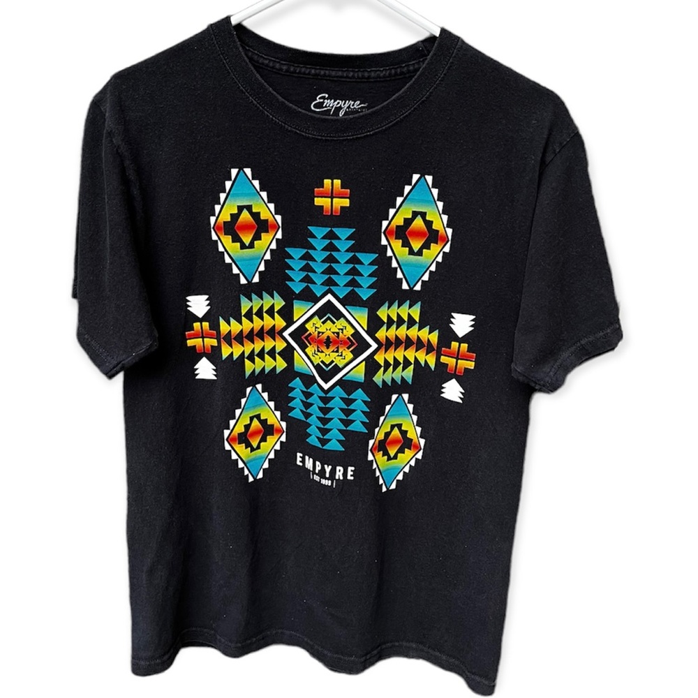 Empyre Southwestern Aztec Graphic T-shirt Sz M